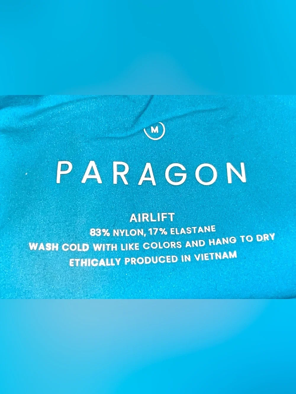 Paragon Fitwear RecStretch Apex Sports Bra & AirLift Track Short in Azure Size M